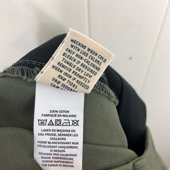 L.L. Bean Green Classic Fit Straight Leg Twill Pants Sz 6 - Picture 7 of 13